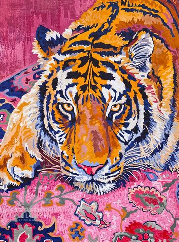 أحجية الصور المقطوعة المكونة من 1000 قطعة من Bengal Crossing لنهر معبر النمر المهيب من Cross & Glory - عمل فني مذهل للحياة البرية للبالغين - فكرة هدية رائعة in Kuwait