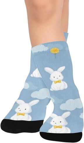 جوارب Bunny Cloud للمشي لمسافات طويلة - جوارب شتوية حرارية سميكة دافئة للأطفال الصغار للأولاد والبنات للمدرسة، والارتداء اليومي والأنشطة الخارجية in Kuwait