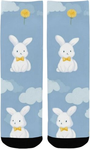 جوارب Bunny Cloud للمشي لمسافات طويلة - جوارب شتوية حرارية سميكة دافئة للأطفال الصغار للأولاد والبنات للمدرسة، والارتداء اليومي والأنشطة الخارجية in Kuwait