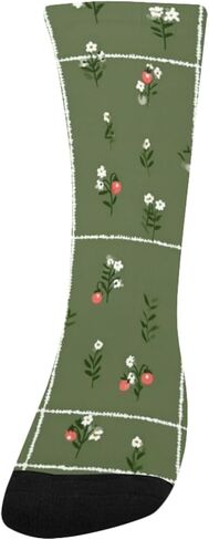 جوارب المشي لمسافات طويلة بطباعة زهور من القماش القطني - جوارب شتوية حرارية سميكة دافئة للأطفال الصغار للأولاد والبنات للمدرسة، والارتداء اليومي والأنشطة الخارجية in Kuwait