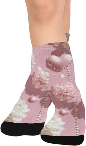 جوارب Blossom Pink Bows للتنزه سيرًا على الأقدام - جوارب شتوية حرارية سميكة دافئة للأطفال الصغار للأولاد والبنات للمدرسة، والارتداء اليومي والأنشطة الخارجية in Kuwait