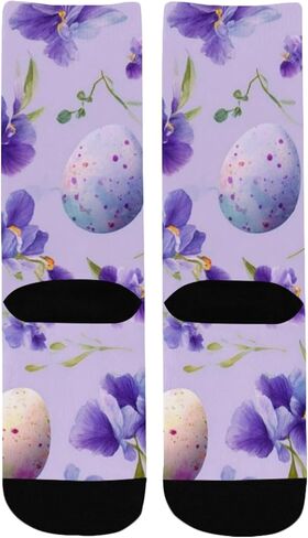 جوارب المشي لمسافات طويلة بألوان مائية لعيد الفصح - جوارب شتوية حرارية سميكة دافئة للأولاد والبنات الصغار للمدرسة، والارتداء اليومي والأنشطة الخارجية in Kuwait