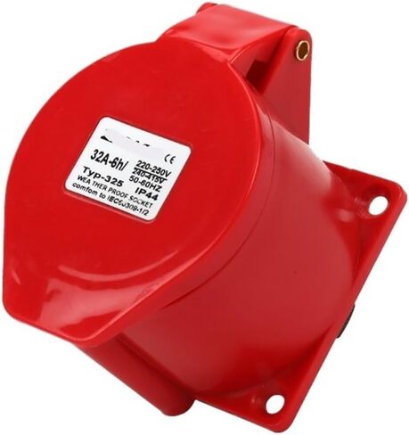 ZQ-325 Aviation Socket 5 Holes 32A5X32A Concealed Direct Plug IP44 Waterproof Industrial(5 core 32A 325 Solid) in Saudi Arabia