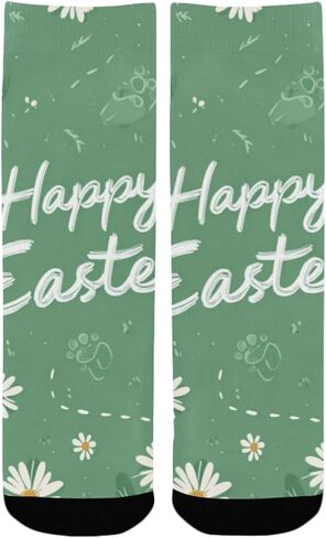 جوارب المشي لمسافات طويلة على شكل بيضة عيد الفصح من Green Daisy - جوارب شتوية سميكة دافئة للأولاد والبنات الصغار للمدرسة، والارتداء اليومي والأنشطة الخارجية in Kuwait