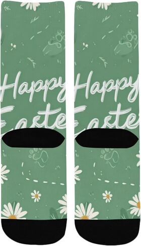 جوارب المشي لمسافات طويلة على شكل بيضة عيد الفصح من Green Daisy - جوارب شتوية سميكة دافئة للأولاد والبنات الصغار للمدرسة، والارتداء اليومي والأنشطة الخارجية in Kuwait