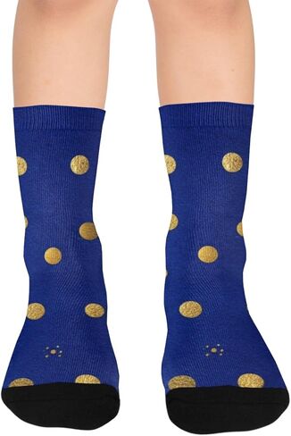 جوارب فاخرة للمشي لمسافات طويلة بطبعة منقطة - جوارب شتوية حرارية سميكة دافئة للأطفال الصغار للأولاد والبنات للمدرسة، والارتداء اليومي والأنشطة الخارجية in Kuwait