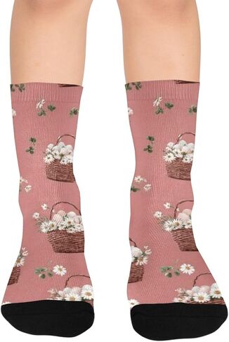 جوارب عيد الفصح الريفية للتنزه سيرًا على الأقدام - جوارب شتوية حرارية سميكة دافئة للأولاد والبنات الصغار للمدرسة، والارتداء اليومي والأنشطة الخارجية in Kuwait