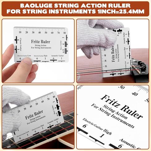 11 Pcs Guitar Luthier Tools Set 9 Guitar Radius Gauge and 1 Guitars Fret Crowning File with Needle File for Guitars and Bass Setup Repair Tool Kit in Saudi Arabia