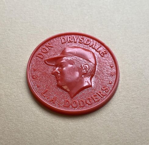 1960 Armour Coin Don Drysdale L.A. Dodgers • • Variation - MLB Photomints and Coins in Saudi Arabia