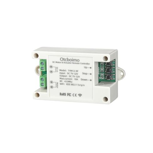 وحدة تحكم المحرك الخطي الكهربائي الذكي WiFi، DC12V 24V 32V، مرحل للأمام والخلف، تطبيق Smart Life، مؤقت، متوافق مع Alexa وGoogle Home in Kuwait