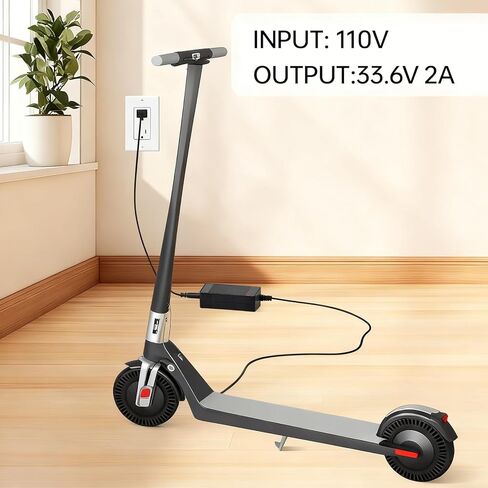 شاحن سكوتر Unagi 33.6V 2A متوافق مع سكوتر Unagi Model One E350 E500 in Kuwait