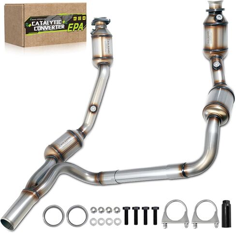 Catalytic Converter Compatible with Ford Focus 2012 2013 2014 2015 2016 2017 2018 L4 2.0L Catalytic Convertor EPA Compliant 16647 in Kuwait