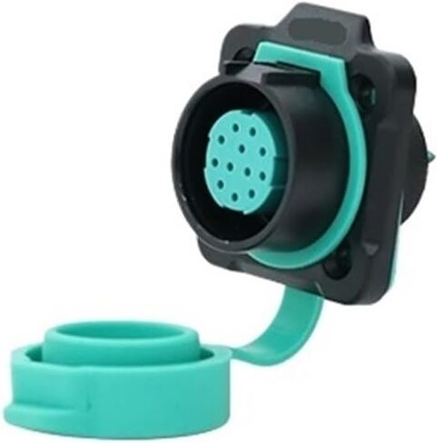 K20 waterproof aviation socket 2-3-4 core 5-7-9P pin outdoor power quick connector(3 core square seat 25A500V) in Kuwait