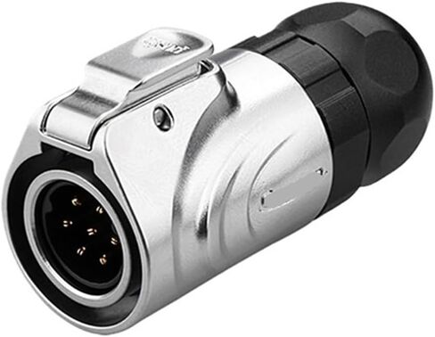 LP16 aviation and socket threaded panel mounting 7-pin full metal waterproof connector(Male plug) in Kuwait