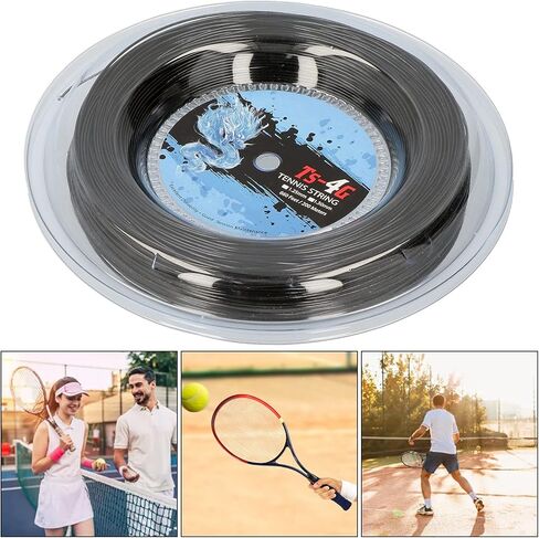 HERCHR Tennis Strings Reel, 200m Polyester Tennis Racket Strings Round for Advanced Players in Saudi Arabia