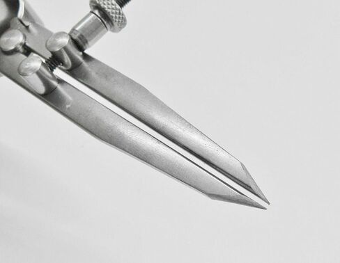 RIO 4" Spring Dividers Flat Leg Tool Gauge Distant Measuring Compass Design Layout - Part Number 0702-0044 - Stainless Steel in Kuwait