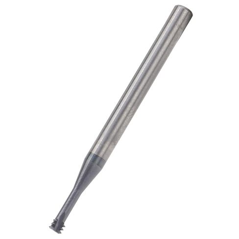 آلة قطع طحن خيط فولاذ التنغستن 3 أسنان مترية 60 درجة لآلات CNC، أداة يدوية M4x0.7xD4x50، قطع ومتين لقطع مواد متعددة in Kuwait