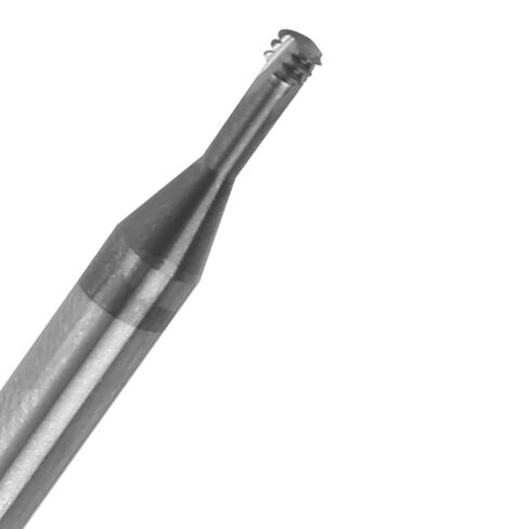 3 Tooth Metric 60° Tungsten Steel Thread Milling Cutter, CNC Hand Tool for Aluminum, Copper, Steel, Fully Ground Arc, High Wear, M3x0.5xD4x50 Specification in Kuwait