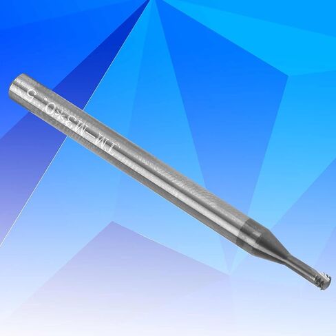 3 Tooth Metric 60° Tungsten Steel Thread Milling Cutter, CNC Hand Tool for Aluminum, Copper, Steel, Fully Ground Arc, High Wear, M3x0.5xD4x50 Specification in Kuwait