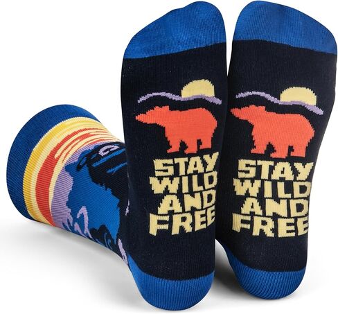 Lavley I Just Like Cats OK Socks - Funny Gifts for Cat Moms and Pet Lovers - One Size Fits Most in Kuwait
