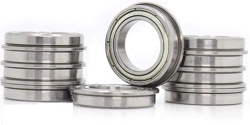 TMP1105 Flange Ball Bearings F6802ZZ Bearing 15x24x5mm 10Pcs Double Shielded Deep Groove Flanged F6802 Z ZZ F6802-2Z F6802Z in Saudi Arabia