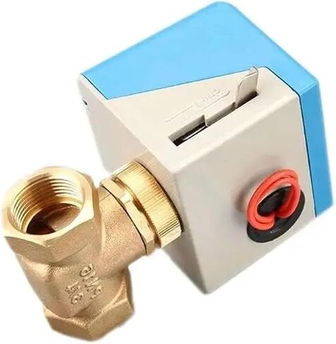 1/2 "3/4" 1 "صمام إيقاف كهربائي نحاسي 2 سلك AC220V صمامات إيقاف كروية بمحرك ثنائي الاتجاه (1"، 220VAC) in Kuwait