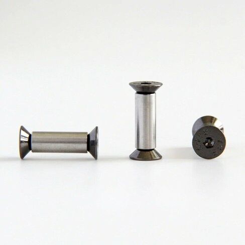 10pcs Knife Handle Bolt Rivets Screw Fastener Nut DIY Material US in Saudi Arabia