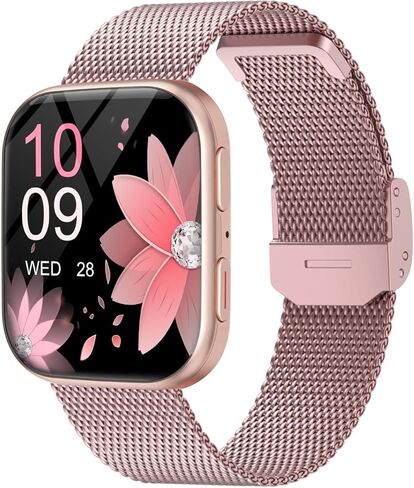 جهاز تتبع اللياقة البدنية الصحي من MorePro مع جهاز مراقبة معدل ضربات القلب/ضغط الدم على مدار الساعة طوال أيام الأسبوع، وتتبع الأكسجين في الدم/النوم، و120+ متتبع للأنشطة الرياضية، وساعة ذكية (إجراء/رد على المكالمات) مع عداد خطوات للنساء والرجال in Kuwait