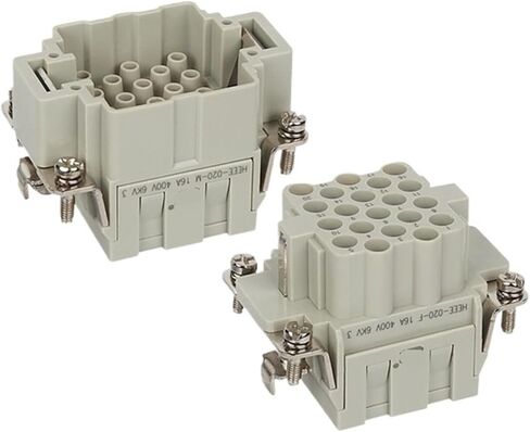 موصل عالي التحمل HDC-HEEE-020-FC أنثى إدراج 20 دبوس 16A 500V in Kuwait