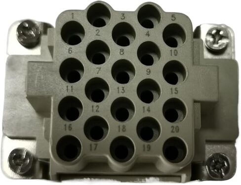 موصل عالي التحمل HDC-HEEE-020-FC أنثى إدراج 20 دبوس 16A 500V in Kuwait