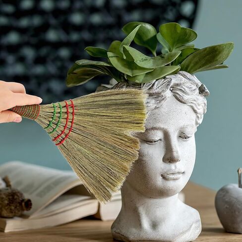 مكنسة ويسك الطبيعية، فرشاة مكنسة ناعمة صغيرة، أدوات تنظيف صلبة متعددة الأسطح، لوازم للكنس المنزلي، أرضيات داخلية وخارجية، مطابخ المكاتب المنزلية in Saudi Arabia