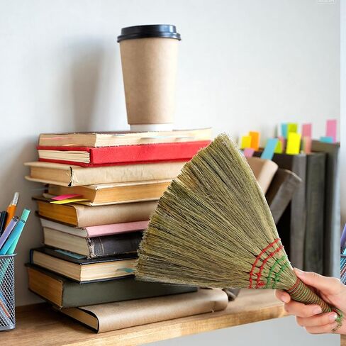 مكنسة ويسك الطبيعية، فرشاة مكنسة ناعمة صغيرة، أدوات تنظيف صلبة متعددة الأسطح، لوازم للكنس المنزلي، أرضيات داخلية وخارجية، مطابخ المكاتب المنزلية in Saudi Arabia