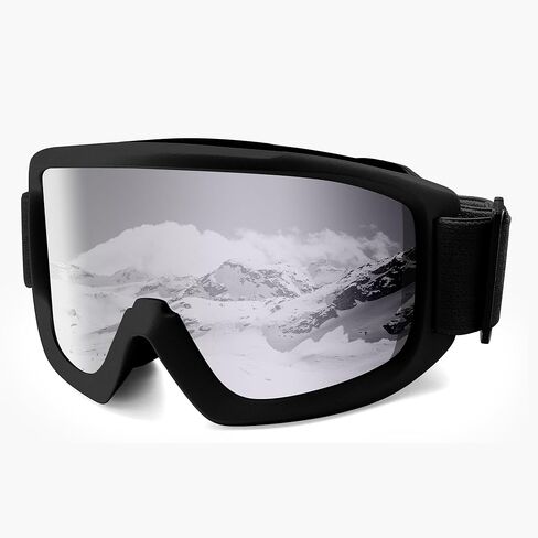 SOJOS Ski Goggles Men Women, Anti Fog OTG Snowboard Glasses, UV400 Protection Winter Sports Goggles, SJ2690 in Saudi Arabia