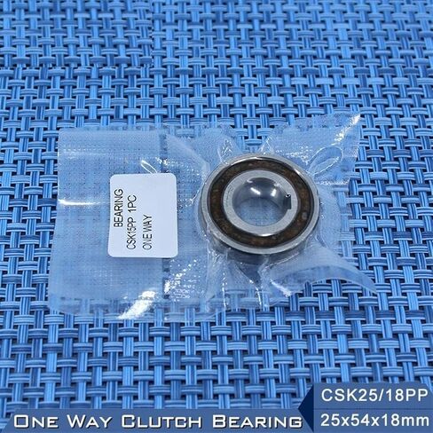 قوابض تحمل عالية السرعة CSK25/18PP ذات اتجاه واحد 25 × 54 × 18 مم مع محامل قابض العجلة الحرة Keyway in Kuwait