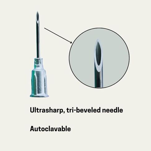 Eli-Vet Veterinary Aluminum Hub Needle, 18G x 1/2 inch (13 mm), Individual Sheath, 100 per Box, AHN1813 in Saudi Arabia