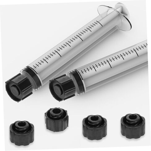 ULTECHNOVO 25pcs Tip Caps for Syringe Black Dispensing Needle Protective Caps for Industrial and Laboratory Use Reliable Sealing for Syringe Supplies in Saudi Arabia