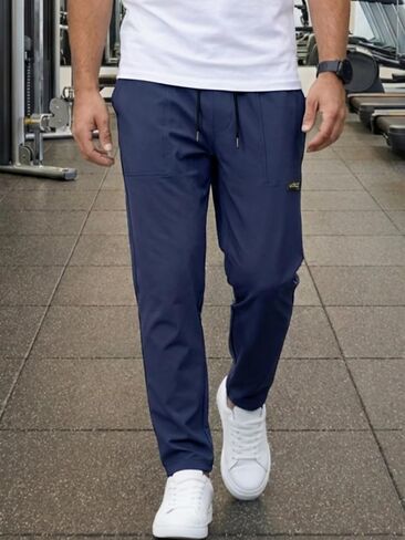 Men's Athletic Pants Lightweight Breathable Stretch Jogger for Gym Running in Saudi Arabia