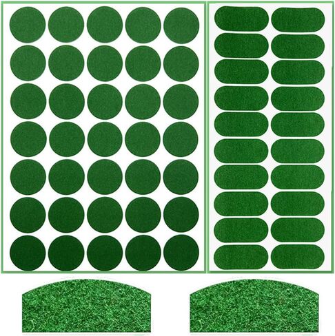 55 Pack Billiards Tables Repair Patches Self-Adhesive Felt Repair Tape Pool Tables Repair Patch Kit for Pool Table Billiard Table Felt Green Billiard Cloth Home Club Emergency Maintenance in Saudi Arabia
