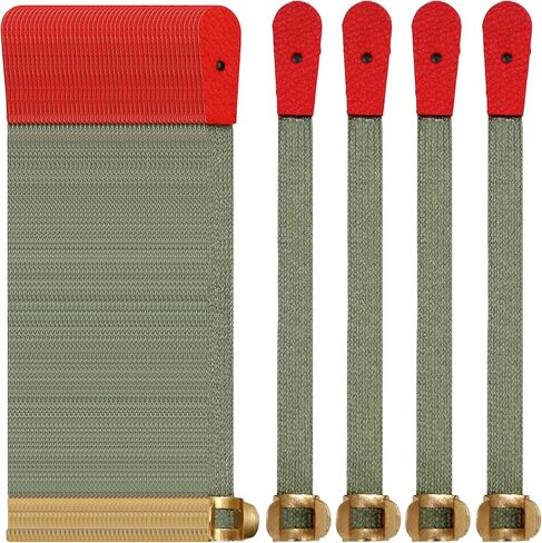 مشبك أشرطة لجام البيانو - حزمة مكونة من 50 قطعة من أشرطة الزفاف للبيانو، 75 × 5 مم/ 3 بوصة × 0.2 بوصة أشرطة بيضاء وحمراء مع أجزاء إصلاح بديلة لحزام مشبك زنبركي، ملحقات شريط مشابك قياسية in Kuwait