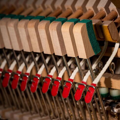 مشبك أشرطة لجام البيانو - حزمة مكونة من 50 قطعة من أشرطة الزفاف للبيانو، 75 × 5 مم/ 3 بوصة × 0.2 بوصة أشرطة بيضاء وحمراء مع أجزاء إصلاح بديلة لحزام مشبك زنبركي، ملحقات شريط مشابك قياسية in Kuwait