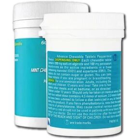 GAV Advance Mint Chewable Tablets 60 Pack Mint Acid Reflux & Heartburn - 2 Pack in Kuwait