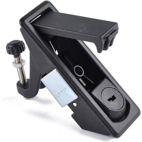 قفل مزلاج ضغط فضي عالمي من Cnsodo15 مع رافعة مرتفعة قابلة للتعديل تعمل يدويًا، رافعة دافق لخزانات صندوق أدوات مقطورة RV البحرية وحقائب المزالج in Kuwait