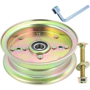 189993 Idler Pulley Craftsman Replaces 193195 Pulley, 175080 Pulley, 184058 Pulley, 532193195, 532175080, 532181775, 532184058, 532189993 Pulley for Husqvarna YTH2148, GTH2548 Decks in Kuwait