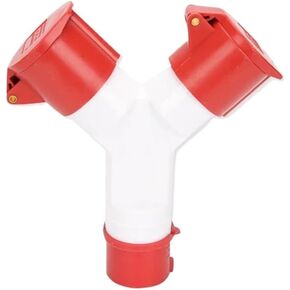 موصل مقبس ومقبس صناعي ثنائي الاتجاه ثلاثي الاتجاه Y-type 1 إلى 3 3/4/5 كور 16A/32A(1014) in Kuwait