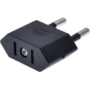 Power adapter converter adapter AC round socket(9629 black) in Kuwait