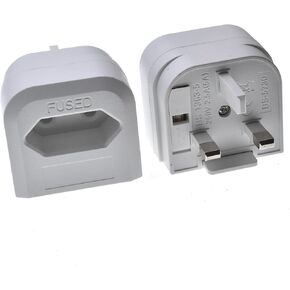 محول قابس دائري 2 دبوس 4.0 مم إلى محول تحويل الطاقة من النوع G (5733 أبيض) in Kuwait