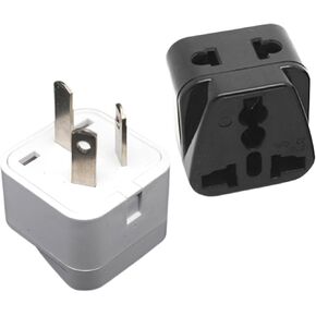 محول قابس الطاقة مقبس اثنين في واحد (WDI-16 أسود) in Kuwait