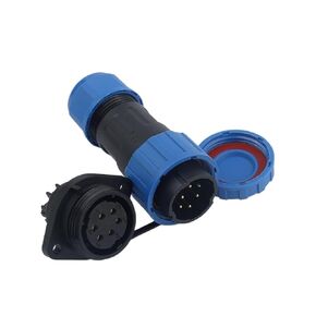 SP/LP20 Screws Flange IP68 Waterproof Industrial Socket No Welding Required Type Wire Cable Connectors(LP20-3F) in Saudi Arabia