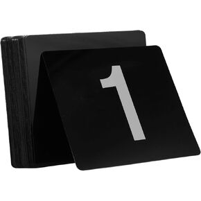 50Pcs Table Number Cards Elegant Double Sided Signs for Weddings Restaurants and Events Seating Cards for Enhanced Service Efficiency Versatile Use in Kuwait