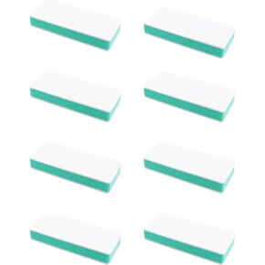 8 قطع إسفنجة تلميع مزدوجة الجوانب مجموعة 6000 حبيبة متعددة الأغراض كتل صنفرة إسفنجية يدوية لحزام الساعة تلميع تنظيف السيارات 3.5 × 1.6 × 0.5 بوصة in Kuwait